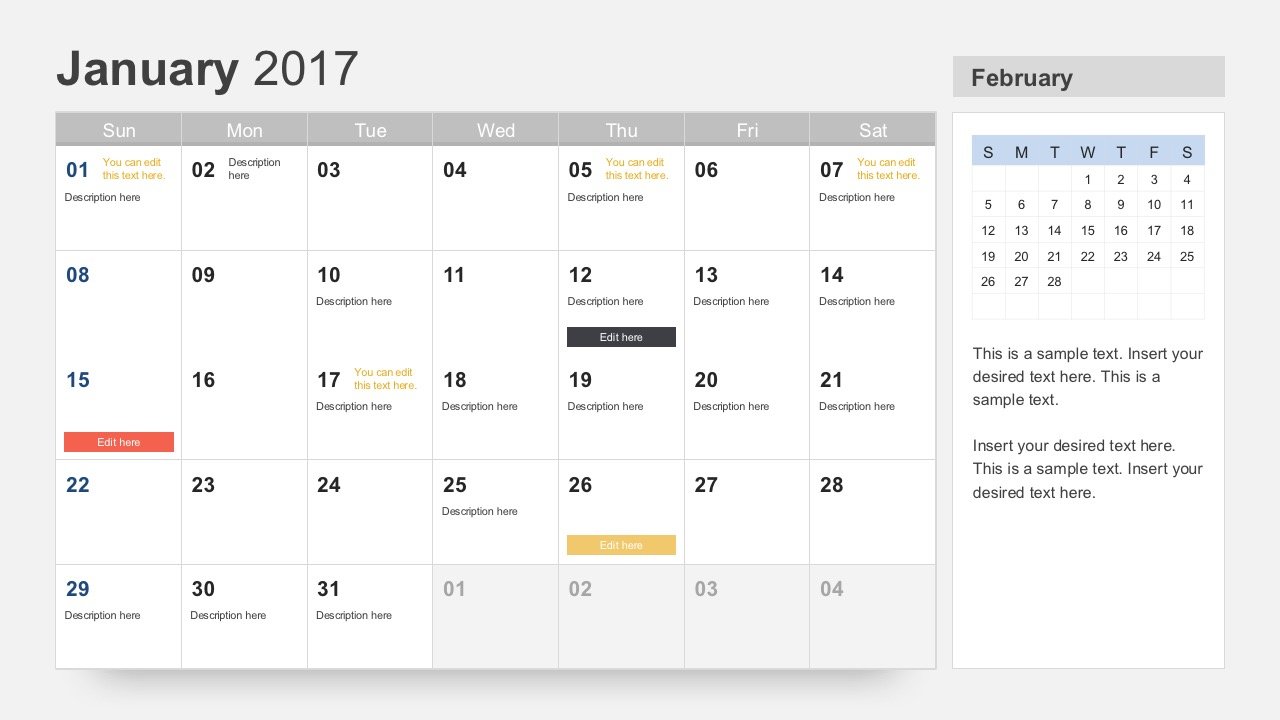 calendar templates for mac